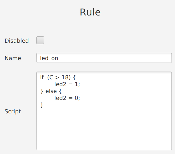 TMP36 temperature sensor in BrainBuilder- rule